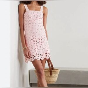 Miguelina Pink Mini Dress